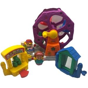 Vintage Fisher-Price Little People Musical Ferris Wheel: Tested-Working-Complete